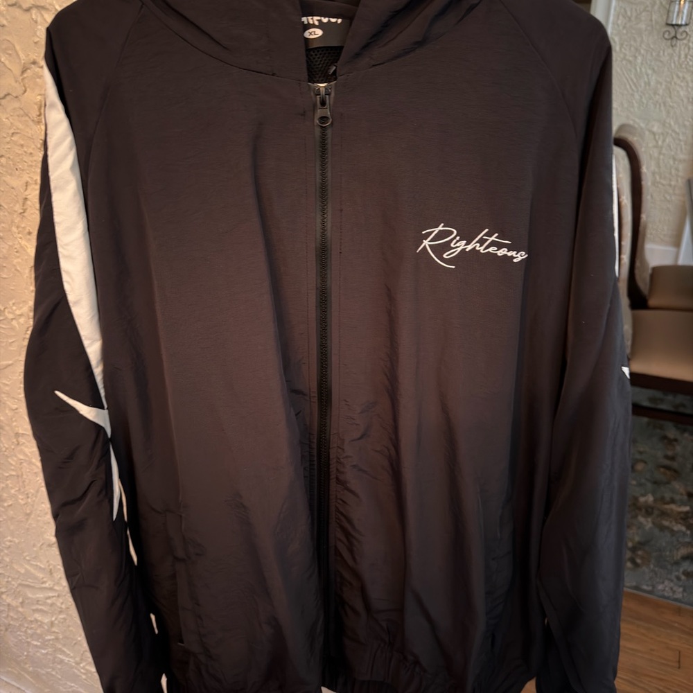 We Are Righteous Zip Up Jacket